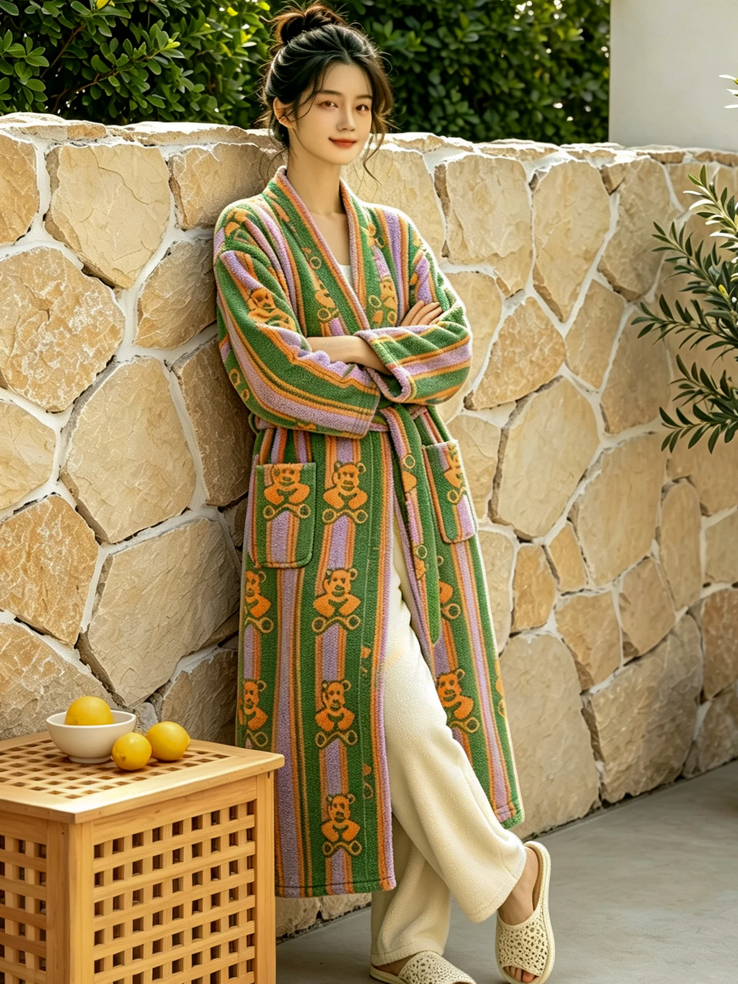 thickened-extended-fleece-women's-robe-anti-static-coral-velvet-winter-warm-sleepwear-home-clothes-belted-tie-drape-gown