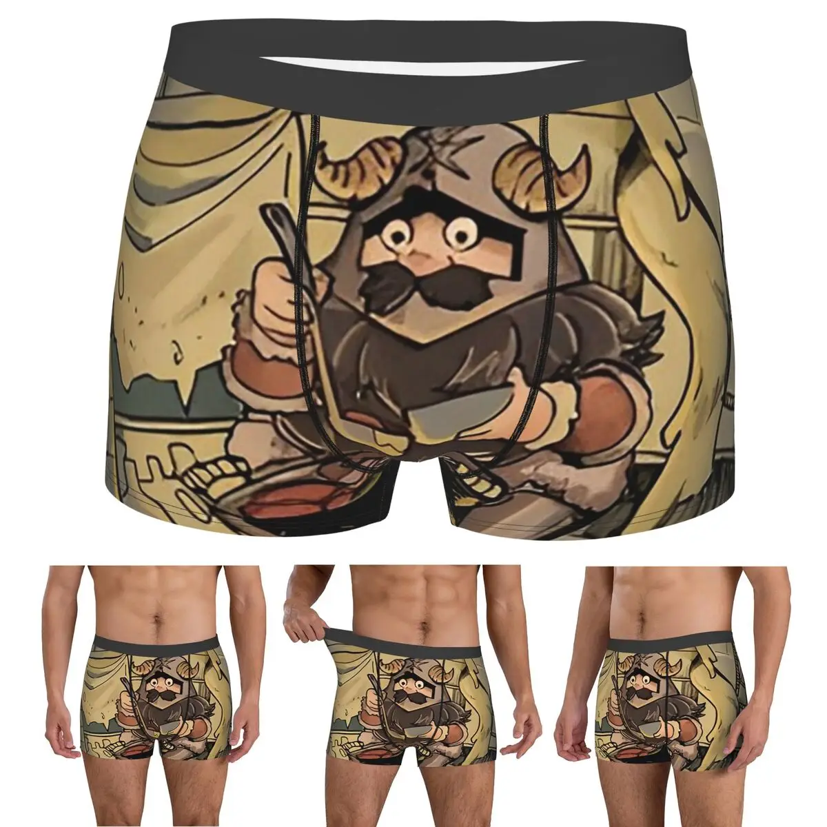 

Трусы-боксеры, шорты Dungeon Meshi Delicious In Dungeon - Cooking Panties Senshi, мужское дышащее нижнее белье для Homme Man