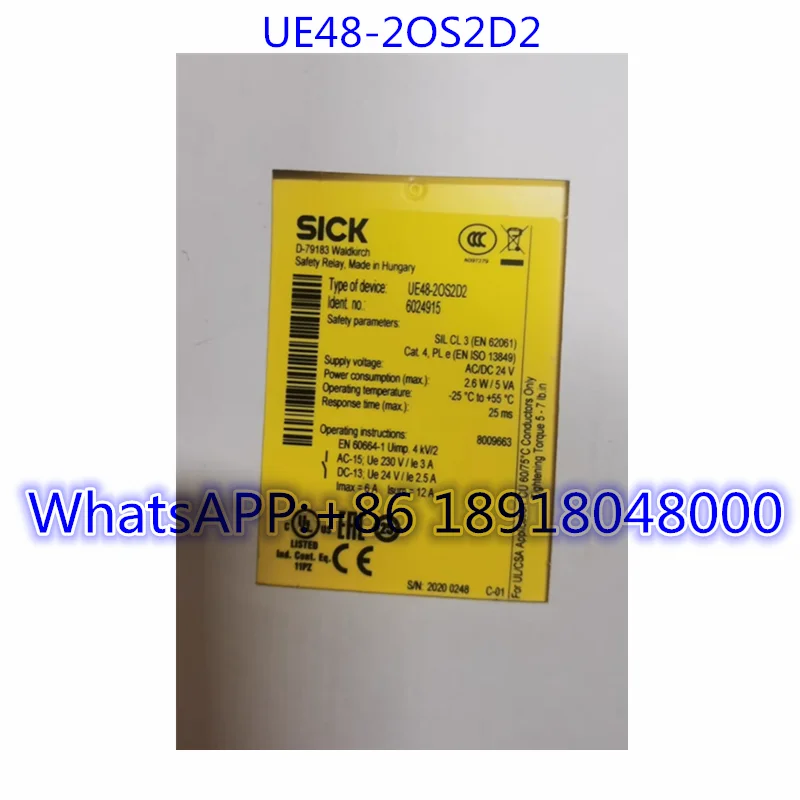 

Brand New UE48-2OS2D2 safety relay 6024915 module Fast Shipping