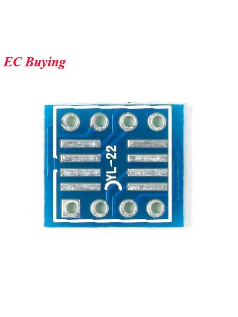 1 szt.-100 szt. Płytka konwertera SOP8 SO-8 SO8 SOP-8 na DIP8 Adapter DIP Płytka PCB MSOP8 SOIC8 TSSOP8 SSOP8 SOP na Gniazdo DIP — zdjęcie 2