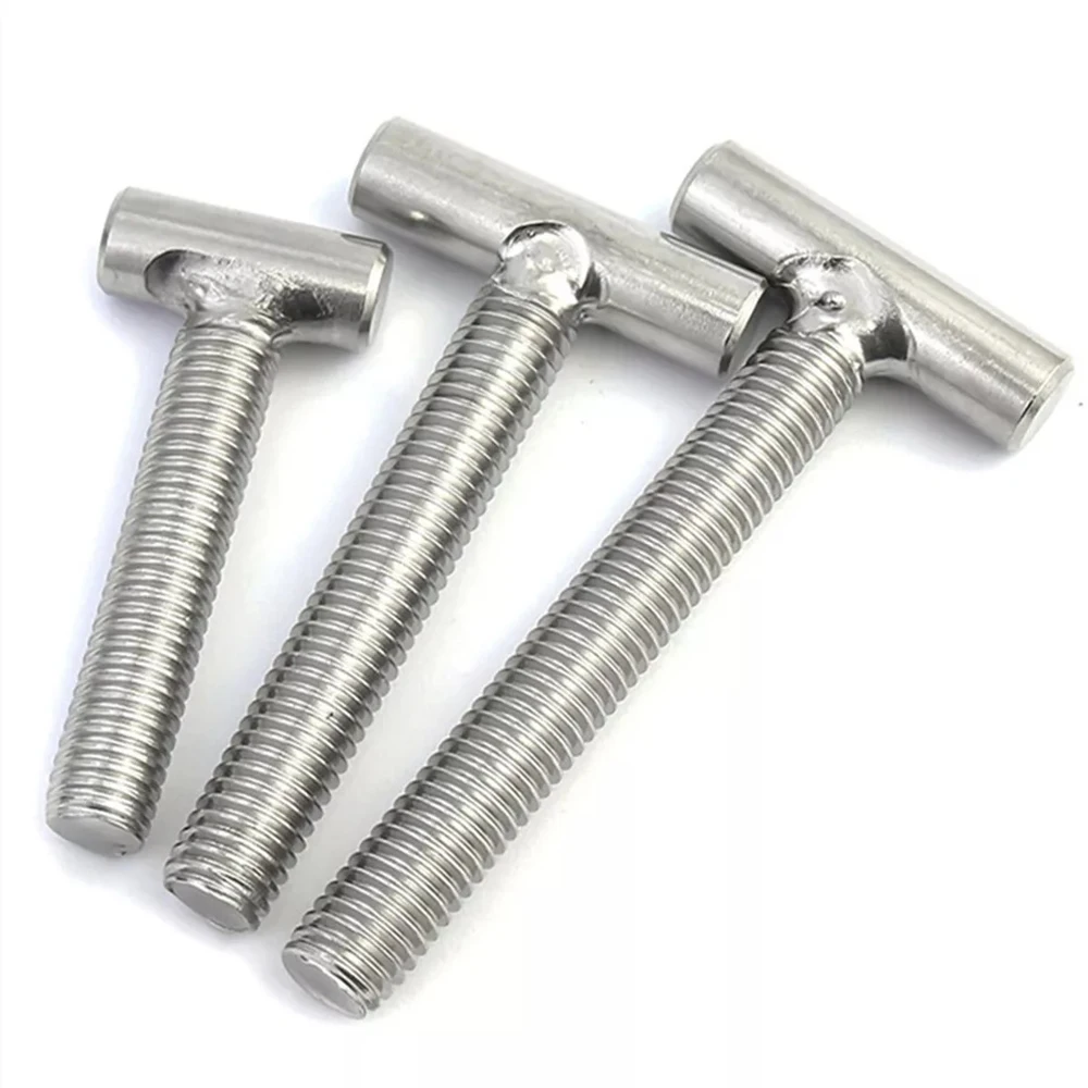 1 Pcs 304 Stainless Steel T-Type Screw Welding Screw/Bolt/Screw M8 M10 M12 M14 M16 Length 40mm/50mm/70mm/90mm/110mm/120mm/150mm