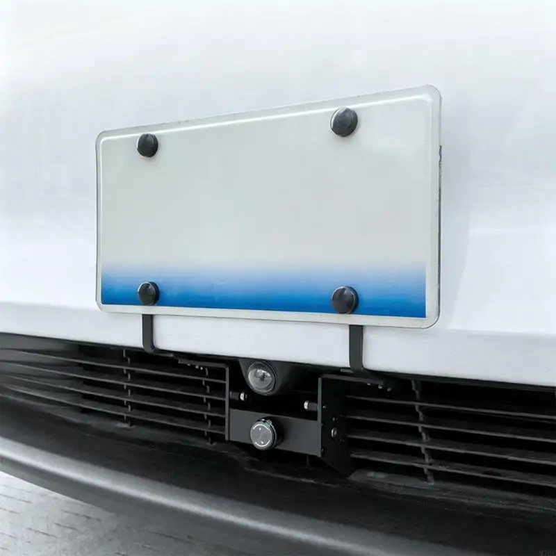 M76E Verdeckte Plattenmontagehalterung, Aluminium-Plattenhalterung für die Verwendung von Fahrzeugplatten – Detail 3