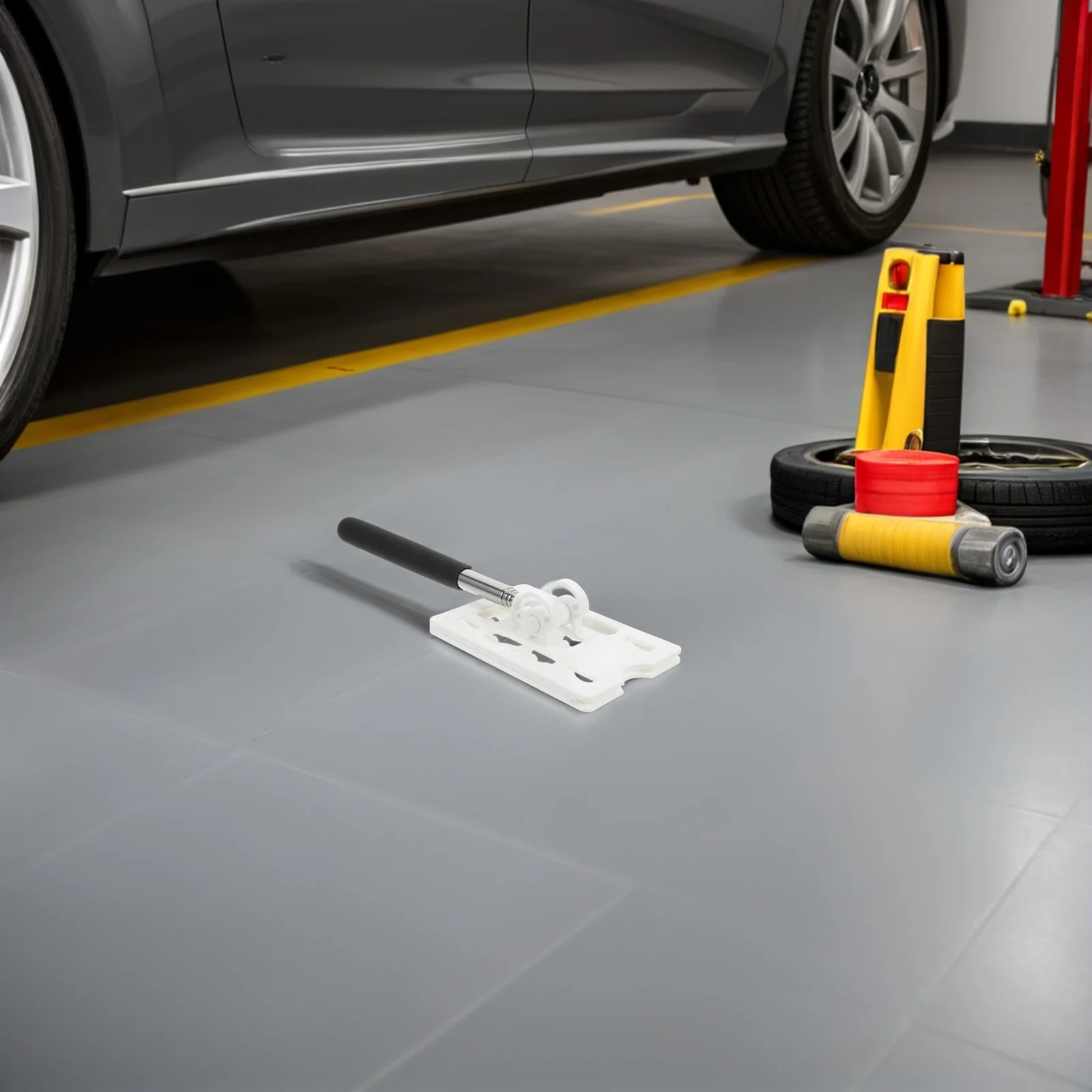 2Pcs Telescopic Parking Rod for Car Contactless Payment Parking Card Swiping Tool Retractable Driveway