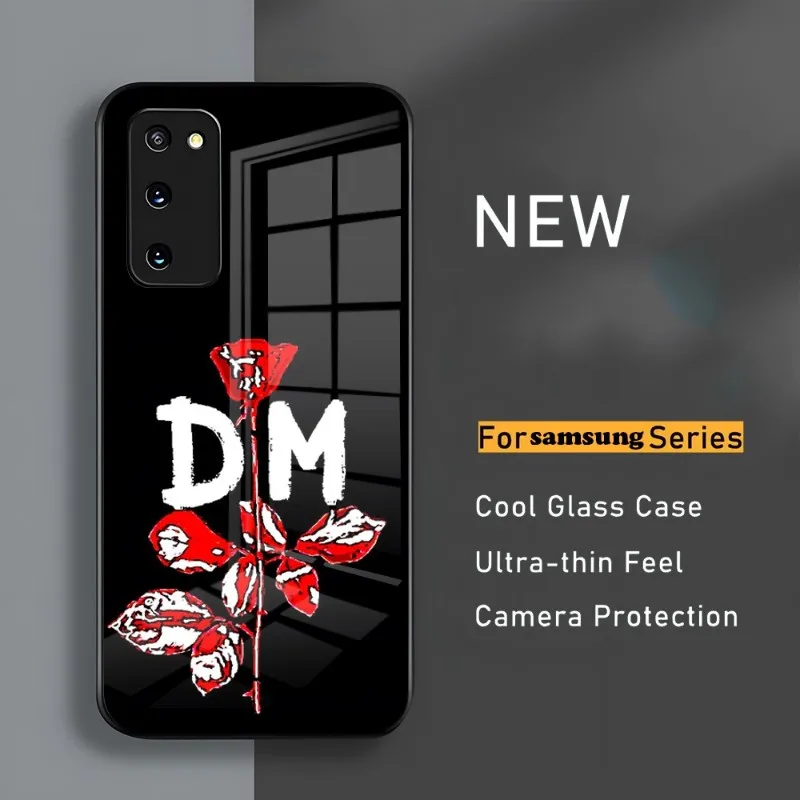 Alternative Dance Depeches Modes Phone Case Samsung A54 S23 S21 S22 Ultra A 42 34 32 52 51 Note S10 E Plus S20 Pro A12 Glass