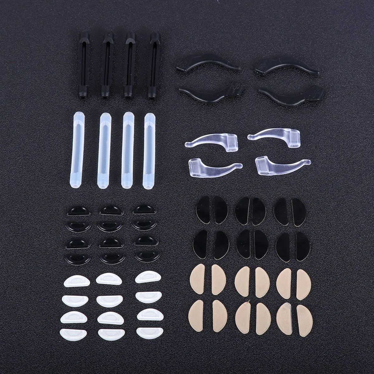

37pcs Silicone Eyeglass Anti-Slip Ear Pads Soft Lightweight Grips For Eyewear Retainer Non-Slip Glasses Sleeve Fit All Frames