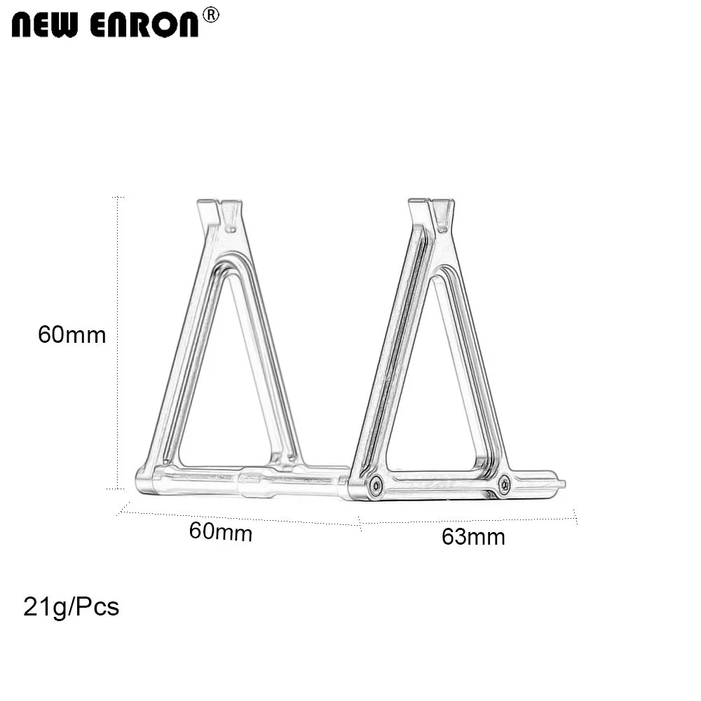 Nova liga de alumínio enron suporte da roda traseira 1 pçs para rc moto 1/8 kyosho motocicleta honda nsr500 # b7 # b8 # b9 atualizar peças