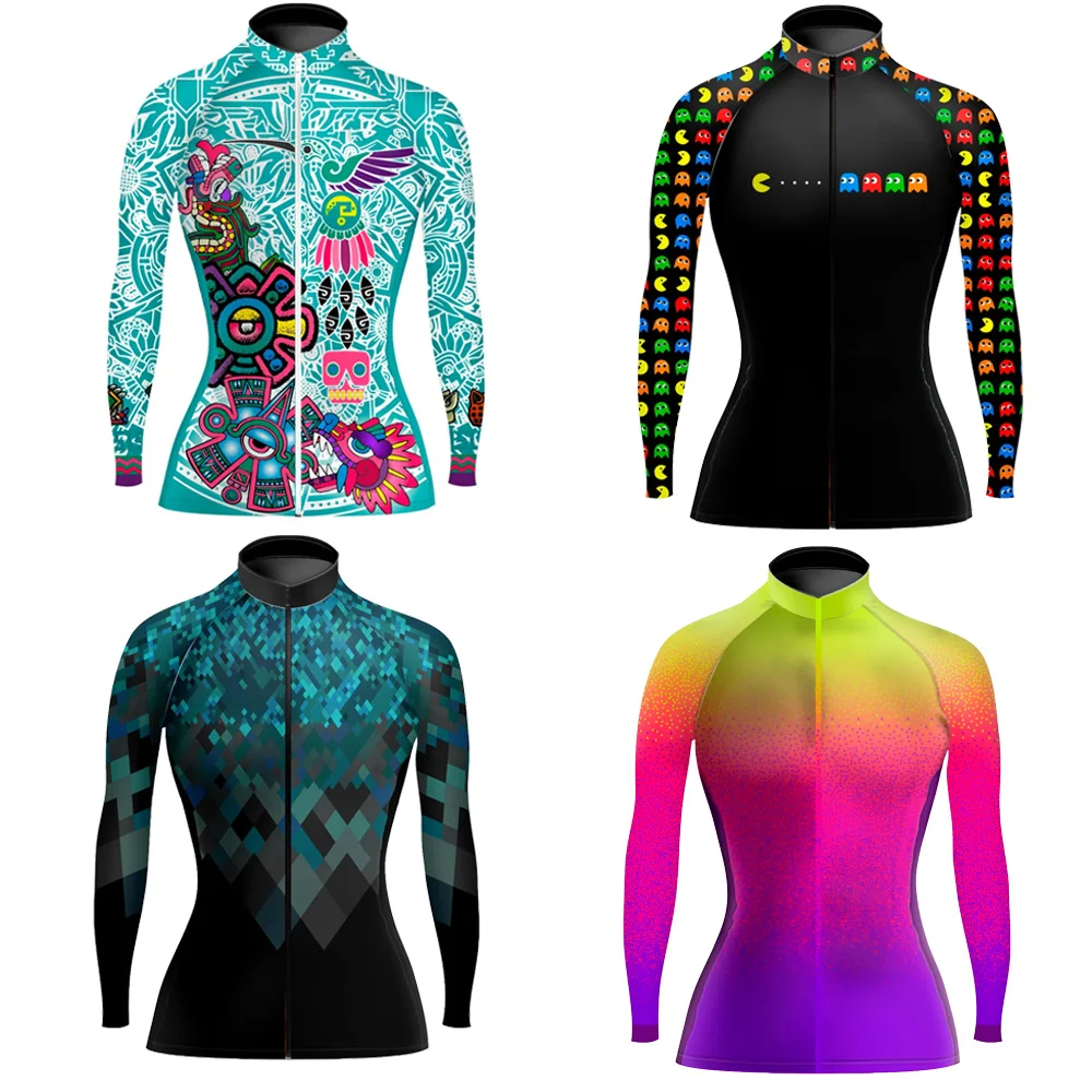 

Джерси для велоспорта с длинным рукавом, женская весенне-осенняя одежда, одежда для велосипеда, пальто для горного велосипеда, MTB