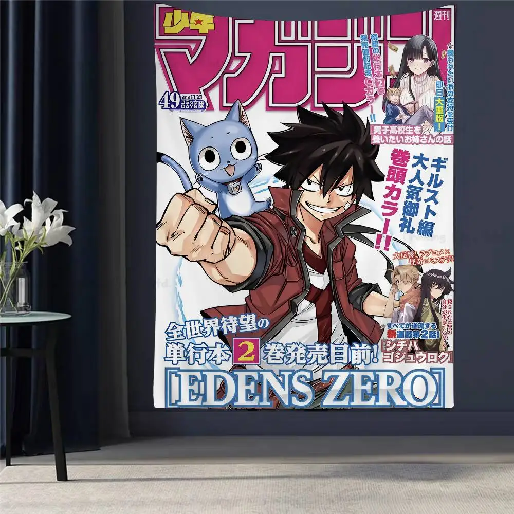 

EDENS ZERO Cartoon Tapestry For Living Room Home Dorm Decor INS Home Decor