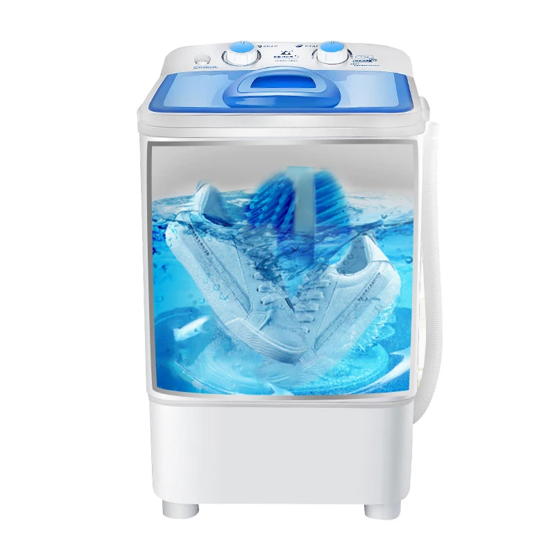 

Shoe Washing Machine Small Household Semi-Auto Lazy Shoe Washing Machine Dormitory Shoe Washing Machine Blue Light Antibacterial