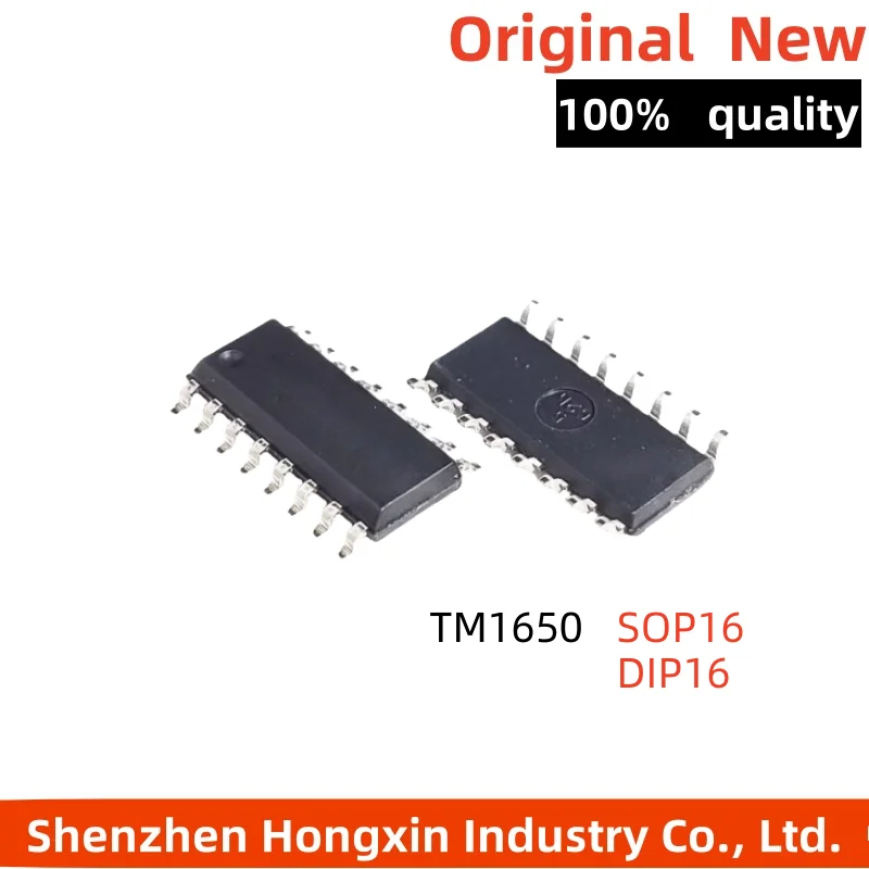 

10pcs new original TM1650 patch SOP16 direct insertion DIP16 8 * 4-digit driver digital tube chip