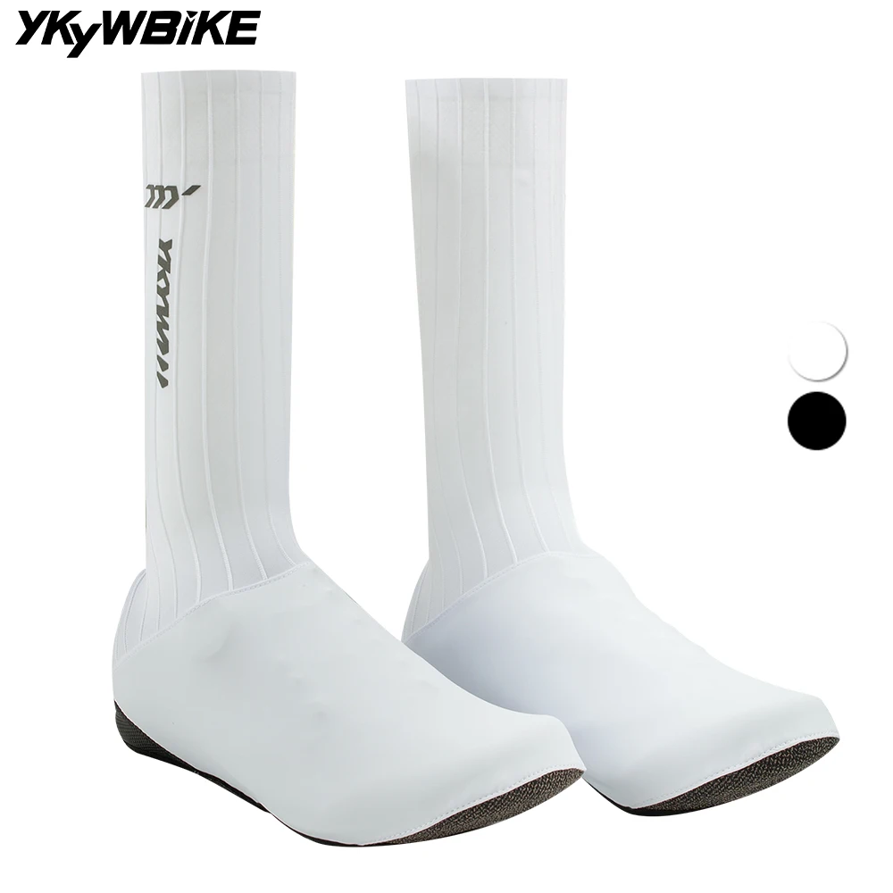 YKYWBIKE Unisex Fahrradschuhüberzieher 3D Aerodynamische Fahrrad-Überschuhe Rutschfeste Aero-Rennradschuhüberzieher Wasserabweisend