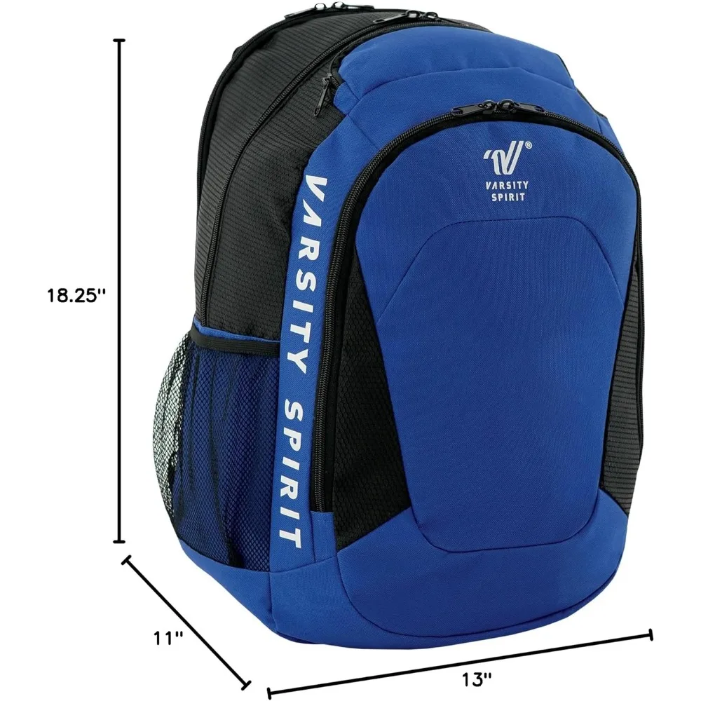 حقيبة ظهر التشجيع - متينة، واسعة مع جيوب متعددة للزي الرسمي ومعدات الرقص والمعدات الرياضية