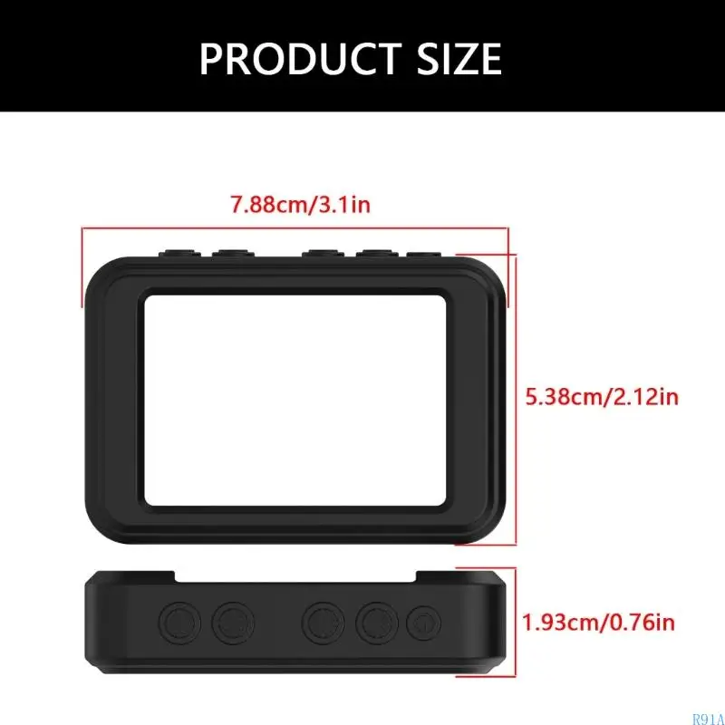 R91A Sleeve cutanea a silicone resistente ai graffi per foretrex 801/901 per bicicletta per biciclette