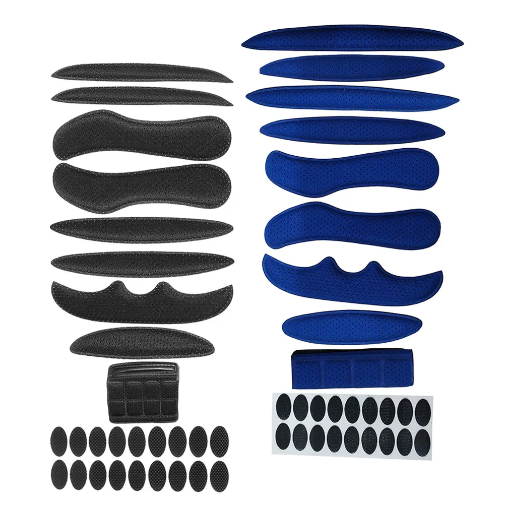 

2 комплекта дышащих впитывающих пот и амортизирующих губчатых вкладышей для защиты от ударов, сменные аксессуары для езды, охлаждающие вставки