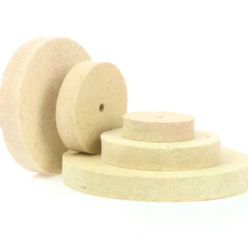 

75-200mm Wool Polishing Wheel Buffing Pads Angle Grinder Wheel Felt Polishing Disc For Metal Marble Glass Ceramics