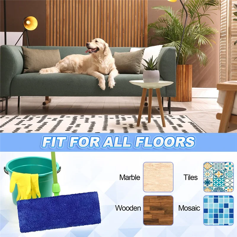 

AB47-16 шт. моющиеся подушечки для швабры, синяя микрофибра для Swiffer Sweeper, заправки для швабры, многоразовая ткань для швабры для паркетного пола, очистка сухая мы