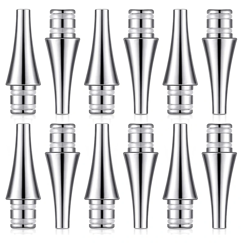 

12 Pcs Alloy Point Drill Pen Heads Diamond Painting Pen Replacement Pen Head DIY Embroidery Diamond Painting Pen Tools