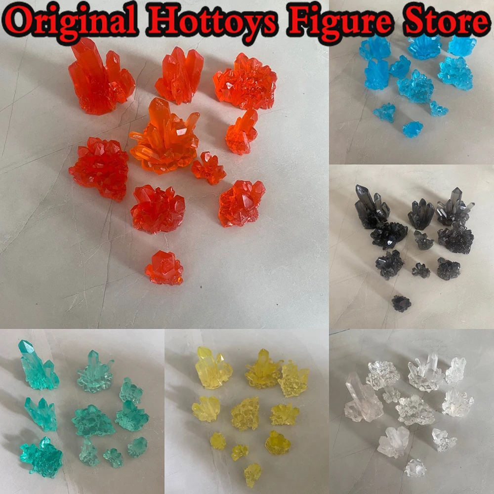 

6 Color 1/12 Scale Soldier Scene Accessories Crystal Stone Transparent Colorful Ore For 6-inches Action Figure Model Doll Toys