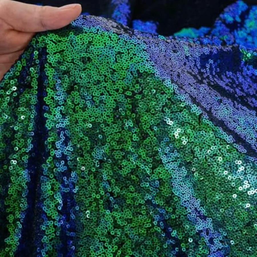 

Сверкающая красочная зеленая блестящая ткань с блестками от The Yard для декора вечеринок и поделок. Идеально подходит для DIY Fashion Acce.