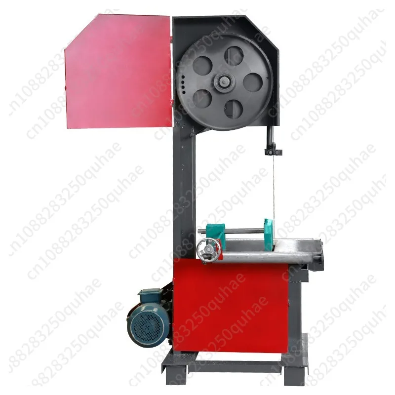 Vertical Band Saw Machine Model 40/50, Household Push Table Log Splitting Saw for Curve Cutting & Round Timber Slab Processing
