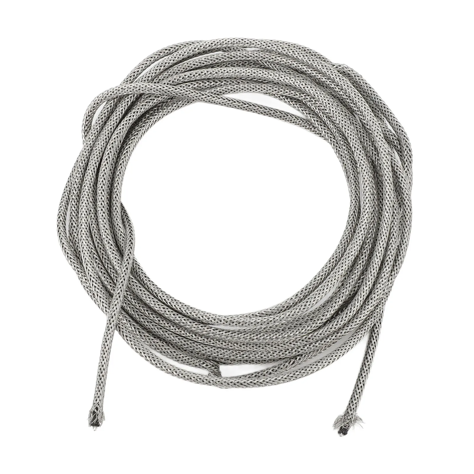 Cable protector de guitarra Cable de conductor único 3m de largo 22 AWG Cable protector trenzado Cable de guitarra