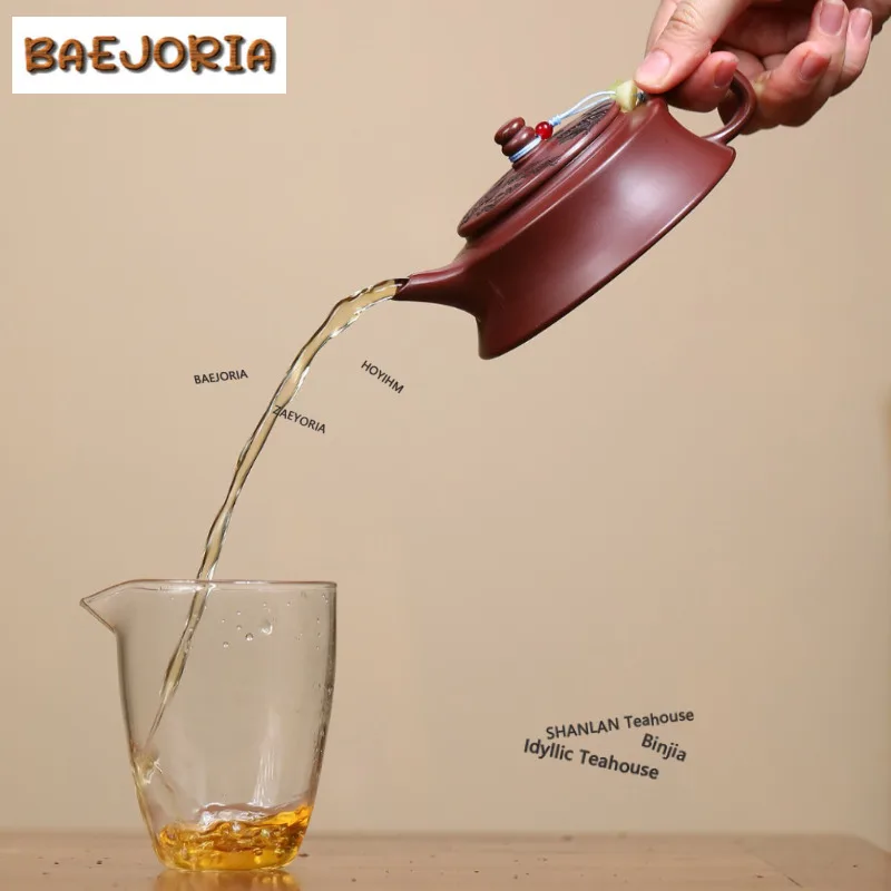 

Чайник из исинской глины (170 мл) ручной работы, креативный дизайн, серия Weekly Count, из необработанной руды, глины «Драконья кровь», китайский чайный набор Zisha