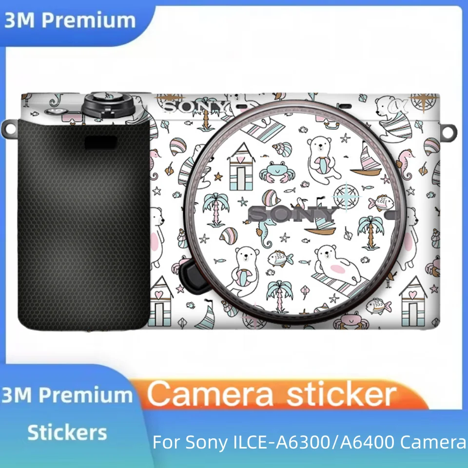 A6400 A6300 Camera Anti-scratch Cover Film 3M Premium Decal Skin for Sony ILCE-A6300 & A6400 Camera Skin Decal Protector Sticker