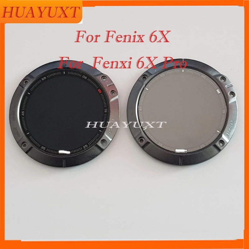 GARMIN Fenix 6X Pro 스탠다드 에디션용 LCD 스크린, 51mm, 010-02157-00, 블랙 LCD 패널 어드벤처 es 부품 수리