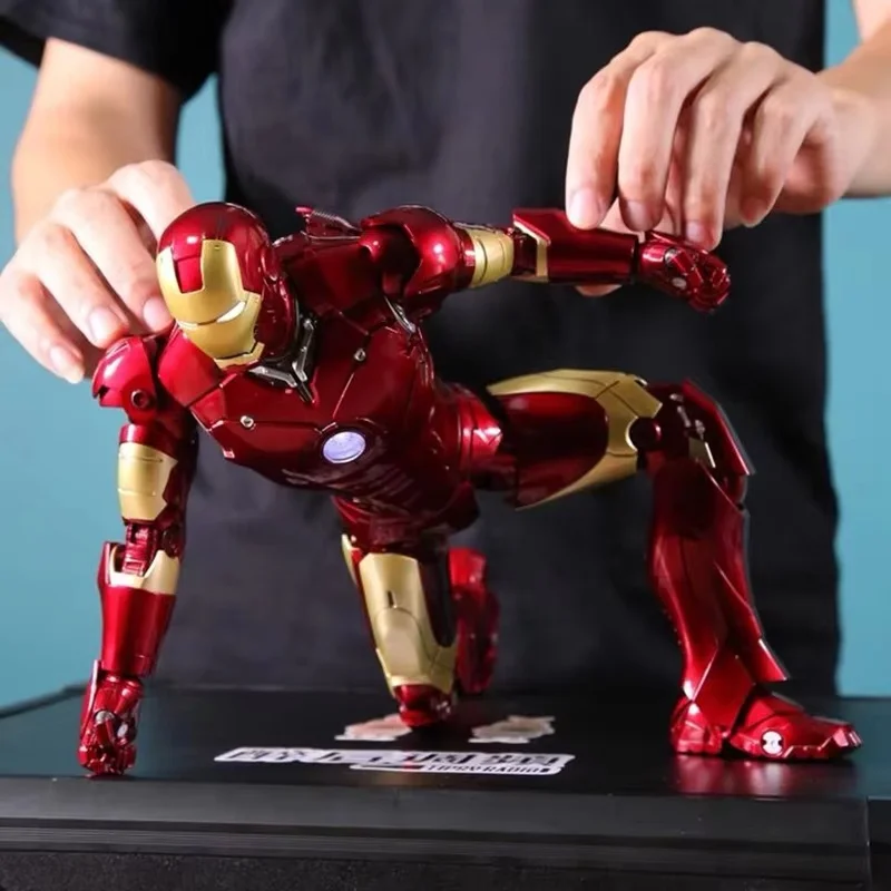 ZD 1/5 Iron Man 36 cm MK3 Originele Marvel Legends 10th Anniversary Collection Tony Stark Model Action Figure Speelgoed verjaardagscadeautjes