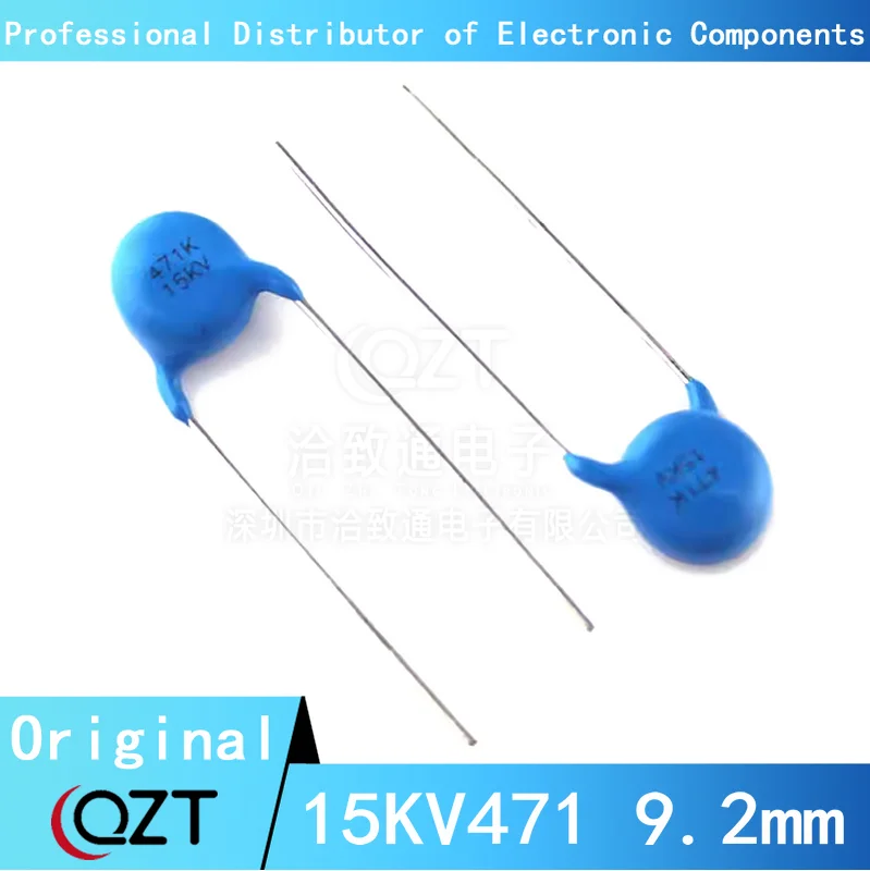5pcs/lot-10pcs/lot 15KV471 9.2mm 471K 15KV 470PF15KV 471/15KV CT81 High Voltage Ceramic capacitor