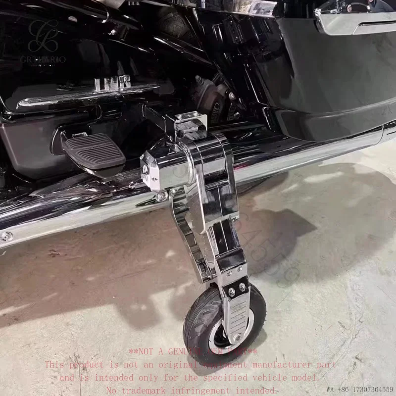 For GSADV Indian Honda Gold Wing Touring Automatic Motorcycle Landing Gear Retractable Side Stabilizer Training Wheels De