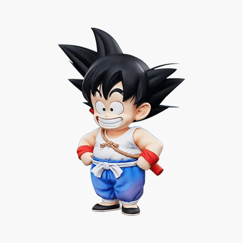 Anime Dragon Ball figurki Son Goku figurki Krillin Fuguire dzieciństwo śliczne modele pcv Gk animacja urządzenia peryferyjne ozdoby na biurko zabawki