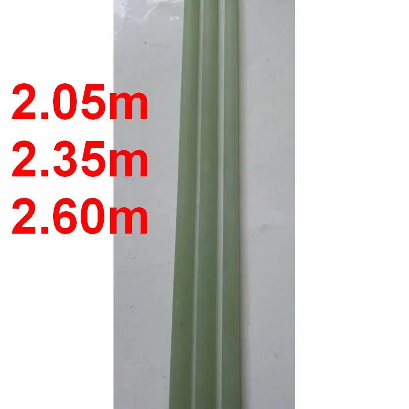 

GF00 GF01 1 Piece Sole Section Blank Fishing Rod Blanks Transparent Epoxy Resin 1.98m 2.05m, 2.35m 2.6m