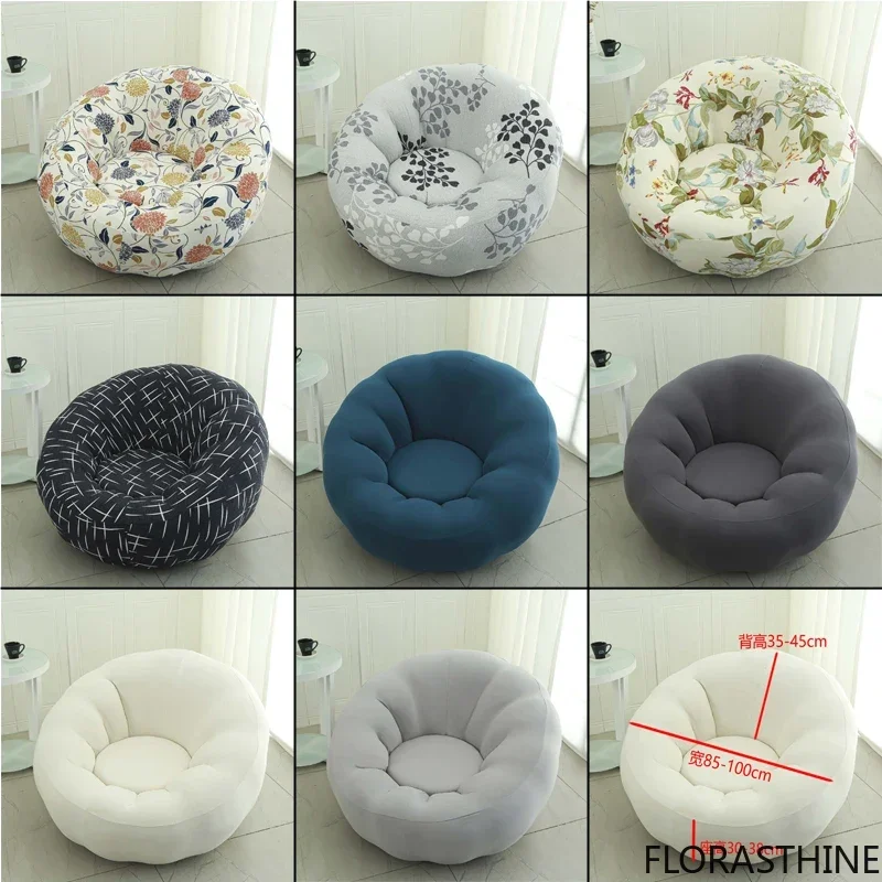 Bean Bag Chair Cover Single Sofa Lazy Couch Tatami Living Bedroom Room Lovely Leisure Single Chair Reading Balcony