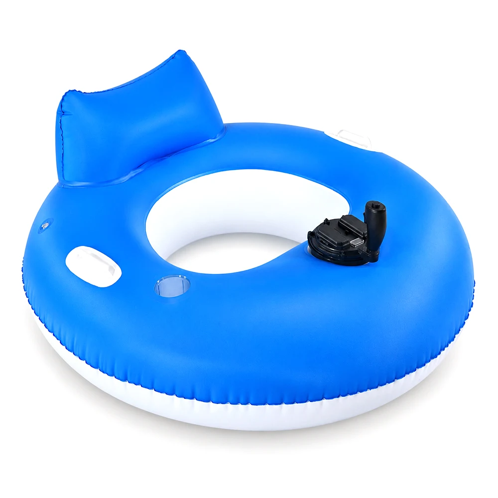 SIHAO Inflatable Electric Floating Raft Thruster Floating Chair Electric Floating Ring Water Driving Floating Chair Water Sports