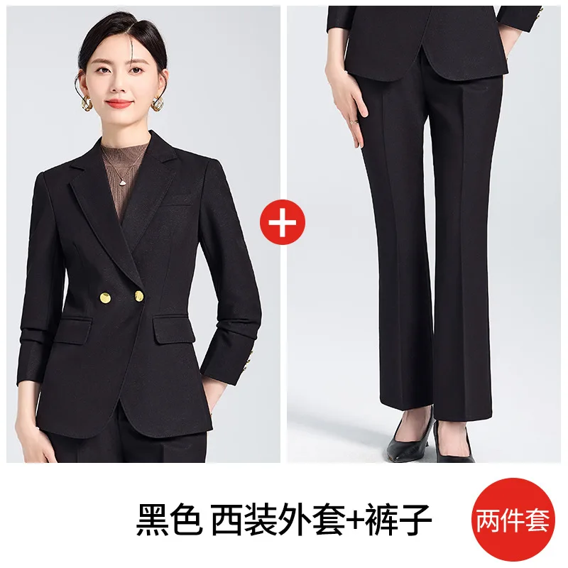 burgundy suit for women2025Spring and Autumn New High-end Fashion Casual Office Commuting Suit Workwear