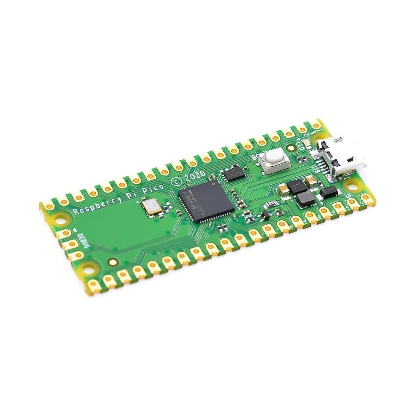 Raspberry Pi Pico Board RP2040 Dual-Core 264KB ARM Low-Power Microcomputers High-Performance Cortex-M0+ Processor