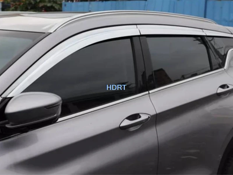 Side Window Visor Deflector For Geely Coolray Belgee X50 Proton X50 Binyue Pro 2019 + Car 6pcs Weather Shield Sun Rain Shelter