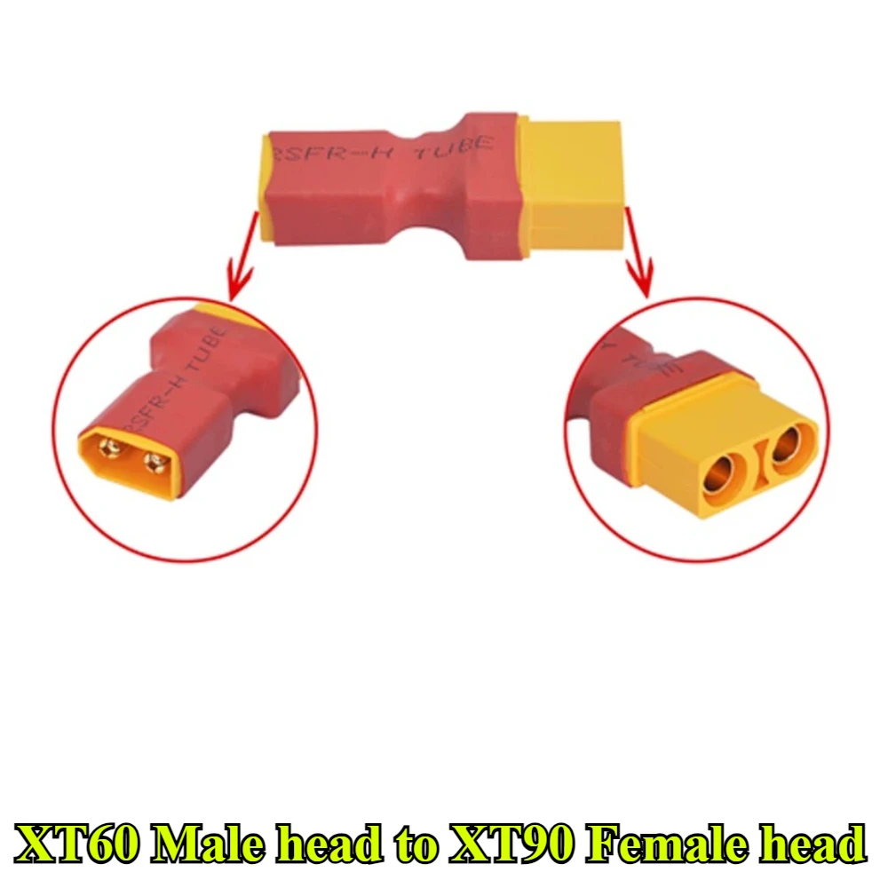 XT60 Male/Female to XT30/XT60/XT90/EC3/EC5/TRX/T Plug/Big Tamiya/4.0mm Banana Plug Connector Conversion Adapter for RC Battery view 6