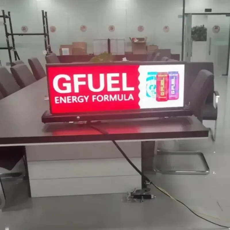 P5 Waterproof Programmable LED Sign, Scrolling Message Full Color Panel for i Top Outdoor Mobile Commercial Advertising Display