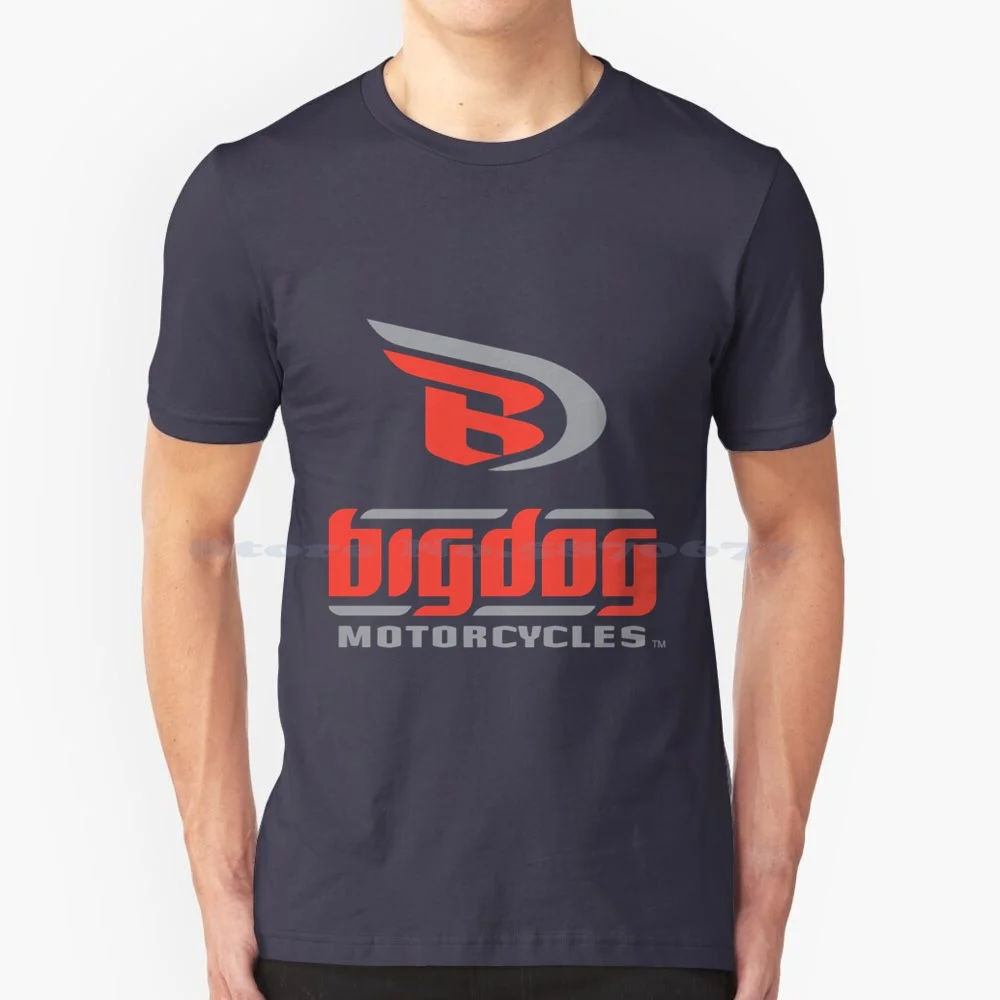 Big Dog Motorcycle T Shirt 100% Cotton Tee Big Dog Motorcycle