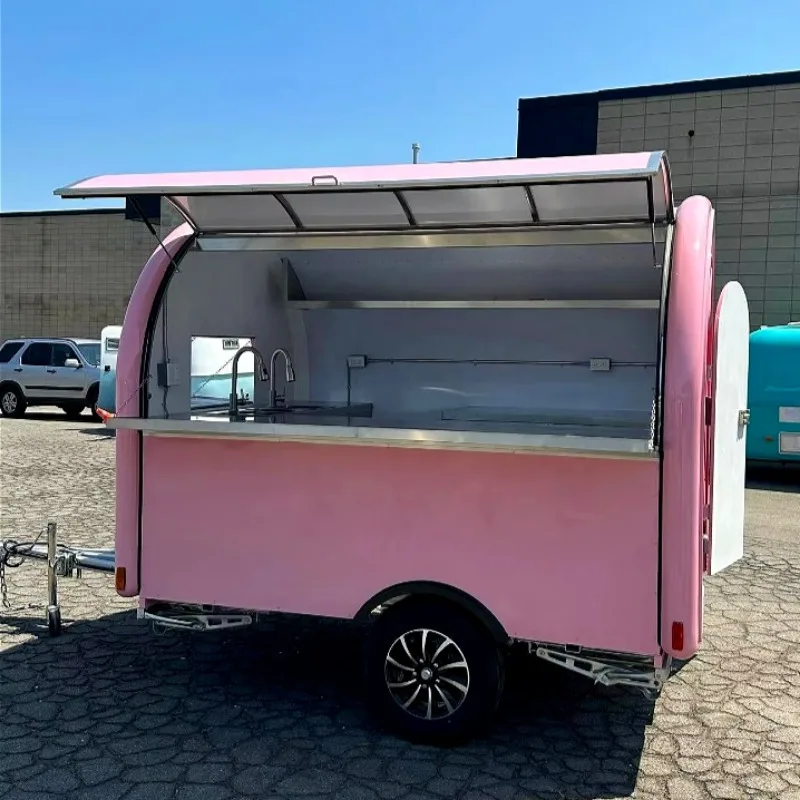 

All-Weather Electric Fast Food Cart Trailer Mobile Catering Truck Dining Service System