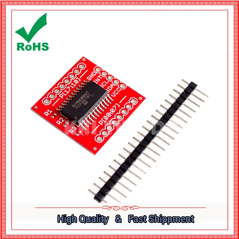 8575 PCF8575 16-bit quasi-bidirectional IIC I2C And SMBus I / O Expander Module Board
