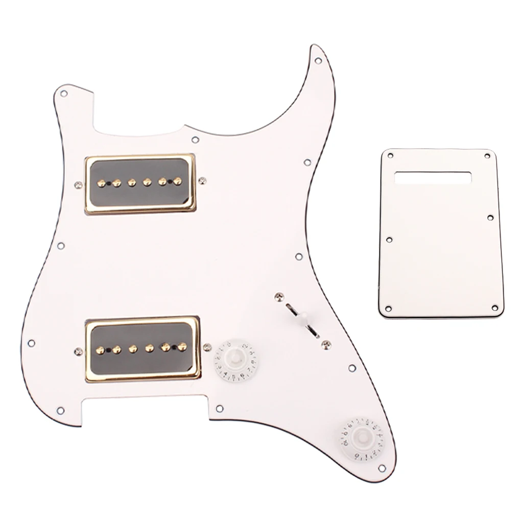 Electric Guitar Pickguard Guitar Pickguard Loaded P90 Pickguard HH Alnico Pickups Parts Guitar Accessories For Electric Guitars