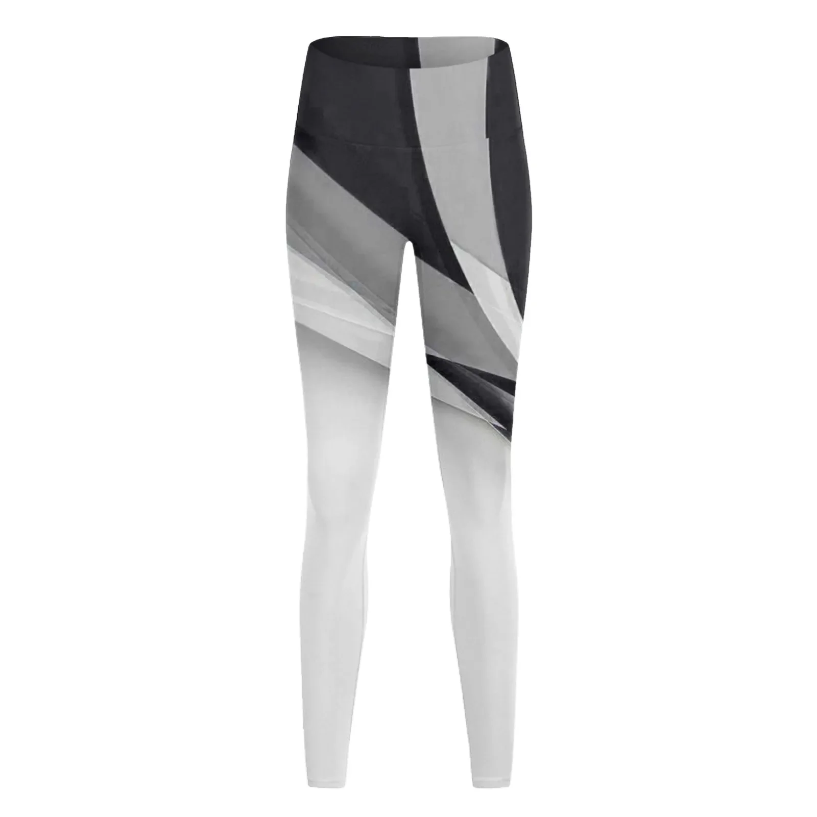 Mallas con estampado de retales para mujer, Leggings deportivos de entrenamiento, elásticos, ajustados, de Color sólido