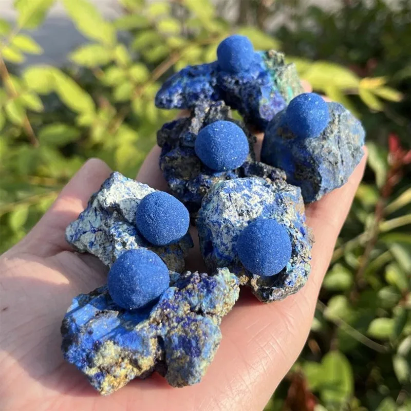 Rare Azurite Ore Specimen, Azurite Blueberry, Azurite Berries, Reiki Healing, Home Decor, Mineral Specimens, Crystal Collection