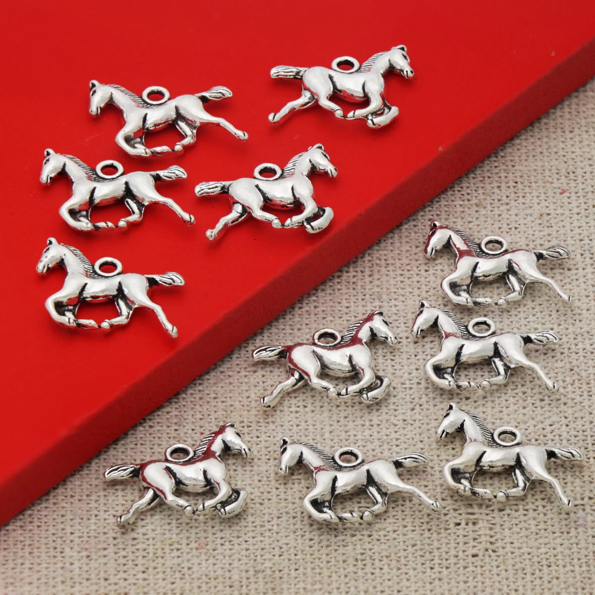 

14PCS 19x15.5mm Running Horse CharmS FOR Jewelry DIY L050