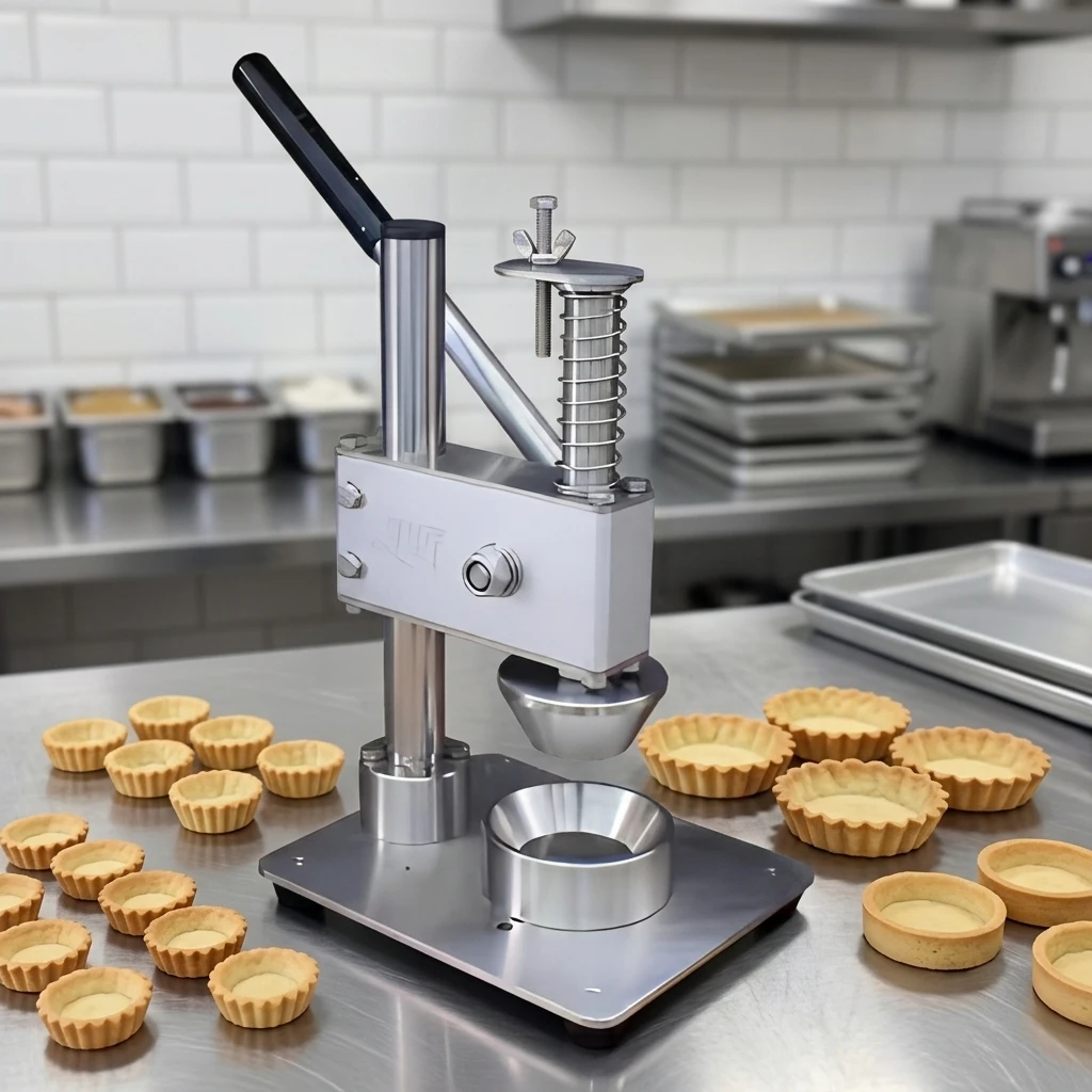 New Widely Used Easy to Operate Fruits Tartlet Pie Forming Presses Making Egg Tart Shell Machine with Food Grade Stainless Steel