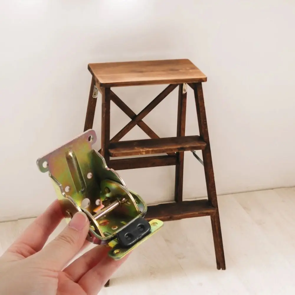 

180 Degree Foldable Industrial Locking Hinges High Load Capacity With Screws Self Lock Hinges Invisible Folding Iron Material