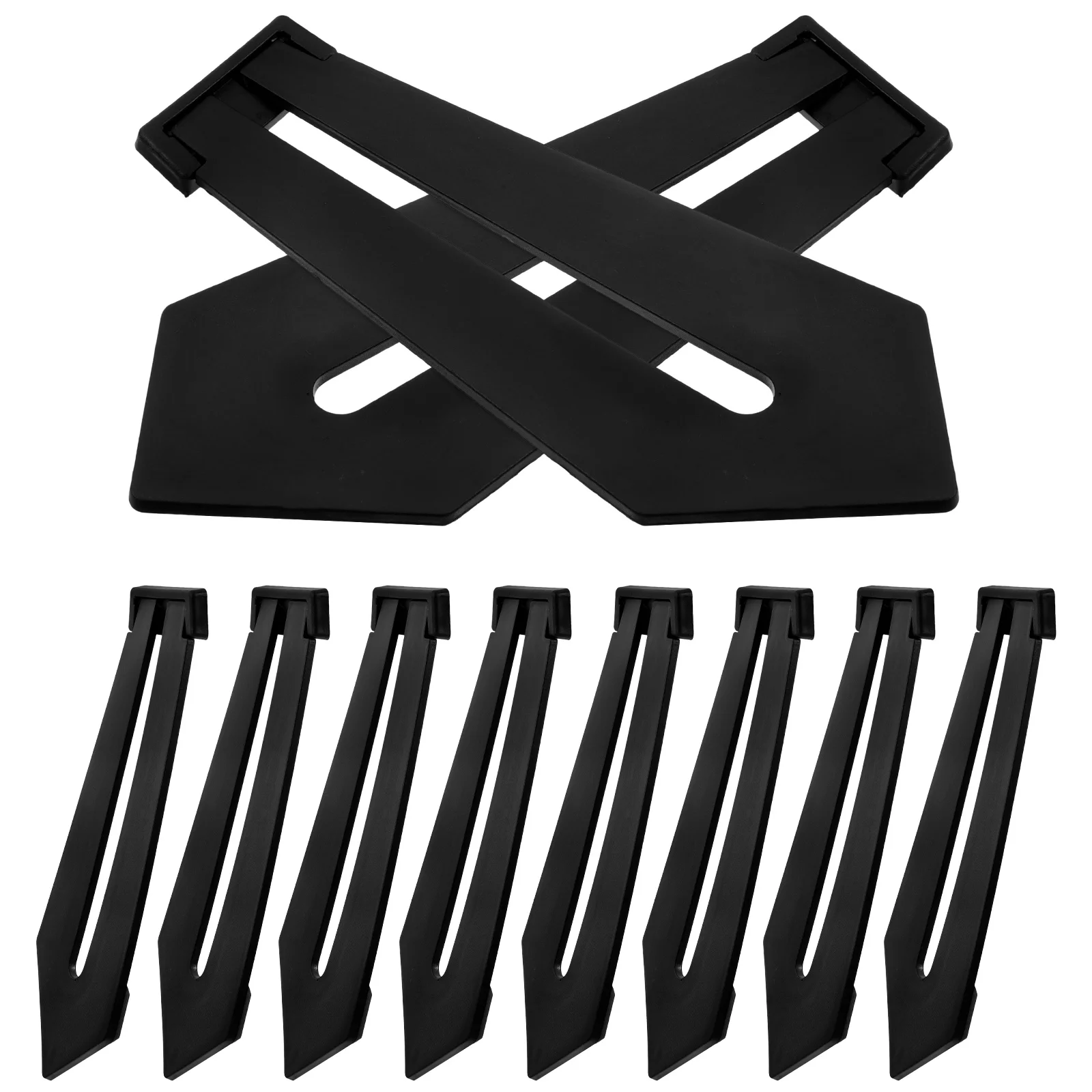 

10 Pcs Photo Frame Stand Holder Easel Desktop Bracket Back for Picture Plastic Mounts